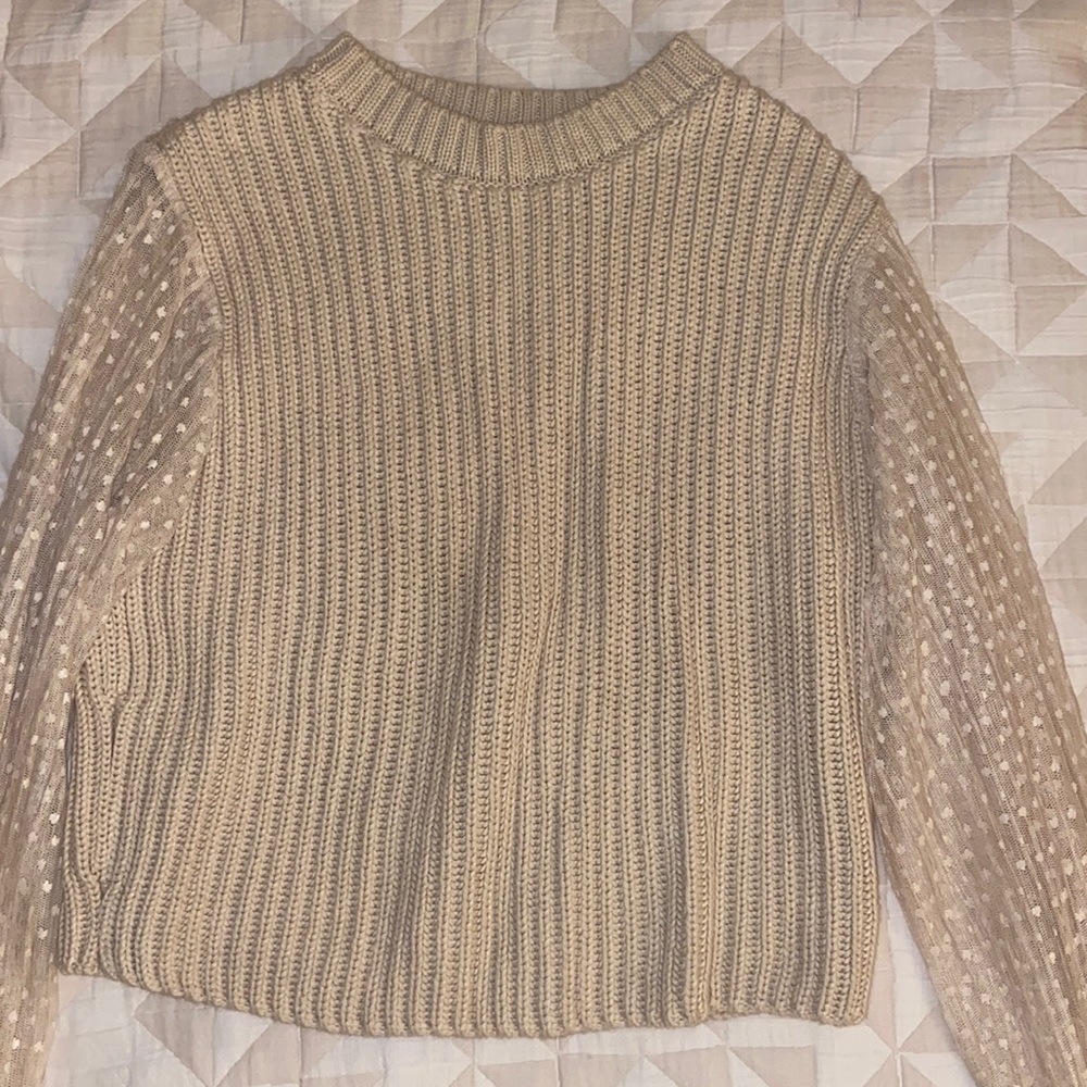 Zara Cream Sweater Small